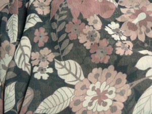 Chiffon Blumen altrosa